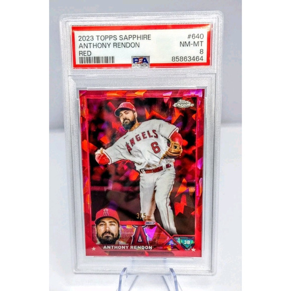 Sp 03/05 #640 Topps Chrome Sapphire Red Refractor #640 Anthony Rendon - Picture 3 of 8